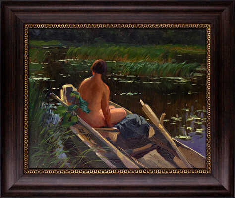 Федорович Владимир Николаевич. Обнаженная в лодке 